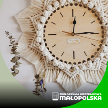 Warsztaty „Makramowe zegary” już 3 października w Osiedlowym Klubie „Hallerówka”