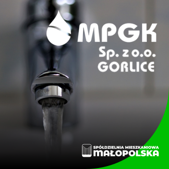 Komunikat MPGK dot. cen i stawek za wodę i odp. ścieków na terenie Miasta Gorlice